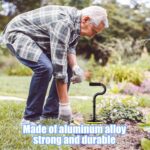 Mobility Aids Tool Device to Help Get up from Floor, Standing Aids & Supports Assist Devices for Seniors, Standing Mobility Aid for Rising Indoors, Garden, Housework Matte Purple (Matte Black) - Image 4