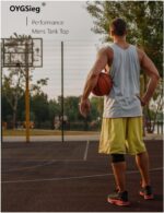 OYGSieg 6 Pack Men's Quick Dry Workout Tank Tops Breathable Gym Sleeveless Muscle Shirts for Active Men - Image 4