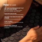 LELO Acupressure Mat – Designed for Relaxation and Stress Relief, Perfect for Back, Neck & Shoulders Muscles, Premium Wellness Acupuncture Massage Mat and Pillow Pillow – Stress & Tension Relief - Image 3