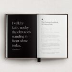 365 Days Of Faith Notebook, Prayer & Bible Study Notebook For Women And Men, Christian Journal In Gift Box (Black Hardback) - Image 3