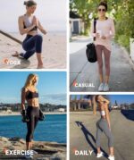 GAYHAY 3 Pack Capri Leggings for Women - Stretch Tummy Control Yoga Pants for Cycling Workout - Image 5