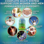 Vegan Whole Food Multivitamin with Iron, Daily Multivitamin for Women and Men, Made with Fruits & Vegetables, B-Complex, Probiotics, Enzymes, CoQ10, Omegas, Turmeric, Non-GMO, 90 Count - Image 3