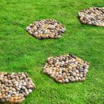 River Rocks Stepping Stones Pavers Outdoor for Garden Walkway, Pebbles Polished Gravel for Yard Lawn Patio Pathway Landscaping, Set of 6 (Hexagon) - Image 7