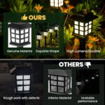 GIGALUMI Solar Outdoor Lights,12 Pack LED Solar Lights Outdoor Waterproof, Solar Walkway Lights Maintain 10 Hours of Lighting for Your Garden, Landscape, Path, Yard, Patio, Driveway - Image 3