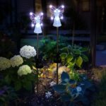GIGALUMI Solar Angel Garden Stake Lights - 2 Pack Angel Solar Lights Outdoor Garden, Eternal Light Angel with 7 LEDs for Cemetery Grave Decorations, Memorial Gift, Christmas Yard Art, Sympathy Gifts - Image 6