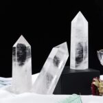 Runyangshi Large Clear Quartz Healing Crystal Wand 4.72"-5" Natural Crystal Tower 6 Faceted Single Point Crystal Prism Wand Natural Quartz Stones for Meditation Reiki Chakra Therapy Home Decor Gift - Image 6