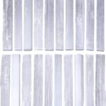 MAIBAOTA 4" Selenite Crystal Wand Selenite Sticks Crystals Bulk Selenite Charging Plate Reiki Metaphysical Supplies Wicca Altar Supplies Crystal for Witchcraft 12 Pcs