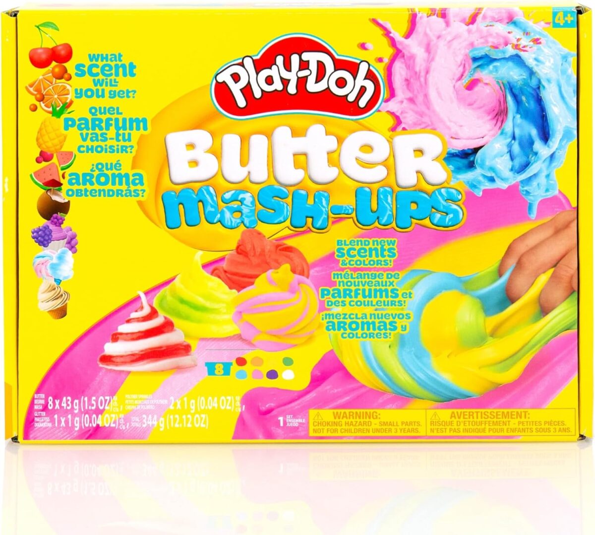 Play-Doh Scented Butter Mash-Ups, 8 Playdoh Pack, Sensory Dough, Playdoh Kit, Gifts for Kids, Popular Kids Toys, Party Favors for Kids 8-12, Compound Packs, Kids Gifts 8-12, Kids Girl Toys - Image 1