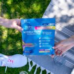 HydroMATE Electrolytes Powder Packets Low Carb Hydration Accelerator Drink Mix Party Relief Plus Vitamin C Variety Pack 16 Sticks - Image 2