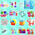 Fidget Toys, 120 Pack Fidgets Set Stocking Stuffers for Kids Party Favors Autism Sensory Toy Bulk Adults Kids Boys Girls Teens Stress Autistic ADHD Anxiety Carnival Treasure Classroom Prizes - Image 3