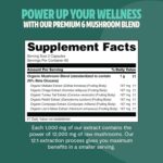 FreshCap Ultimate Mushroom Supplement 12,000mg - Mushroom Complex Capsules, Organic Mushrooms Supplement, Nootropic Brain Supplements for Memory and Focus Ayurveda (120 Capsules) - Image 3