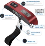 Etekcity Luggage Scale for Travel Essentials, Digital Suitcase Weight Scale with Hook, Travel Accessories for Portable Hanging Baggage, 110 Pounds, Battery Included - Image 6