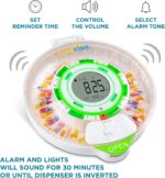 Live Fine 28-Day Automatic Pill Dispenser with Upgraded LCD Display, Key Lock, Sound & Light for Prescriptions, Medication, Vitamins, Supplements & More - Image 2