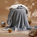 Bedsure Sherpa Fleece Throw Blanket for Couch - Thick and Warm Blanket for Winter, Soft Fuzzy Plush Throw Gift for Women, Grey, 50x60 Inches - Image 6