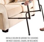 Able Life Universal Stand Assist, Chair Lift-Assist for Elderly, Grab Bar Standing Aid for Seniors, Daily Living Mobility Aid, Brown - Image 3