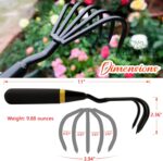 Garden Tool Set - Featuring a Heavy-Duty Stainless Steel Hand Cultivator, Transplant Shovel, Trowel, Crack Weeder, and Dandelion Weeder - The Ultimate, Unbreakable Gardening Gift - Image 4