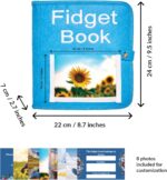 Fidget Book for Elderly | Fidget Blanket for Dementia | Dementia Products for Elderly | Gift and Activities for Seniors with Alzheimer’s or Dementia | Sensory Fidget Toys - Image 5