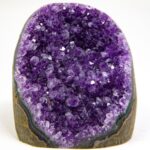 Extreme Rocks & Fossils Natural Amethyst Cluster with Polished Edges [1 to 1.5 lb.] - Real Raw Geode Healing Crystal Rock from Uruguay - Deep Purple Decor - Free Velvet Pouch of Rose Quartz - Image 6