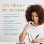 Mental Health Journal – Ideal for Grounding, Reflection & Healing – Discreet & Portable – made from Recycled Plastic Products –White, Blue, Gold - Image 9
