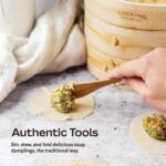 Chinese Soup Dumpling Kit for Women | Cooking Gifts for Wife Who Loves to Cook DIY Gifts for Valentines Steam Basket Dumplings using Bamboo Steamer a Unique Gift for Cooks, Easter Gift - Image 3