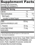 OLLY Goodbye Stress Gummy, GABA, L-Theanine, Lemon Balm, Stress Relief Supplement, Berry - 42 Count - Image 7