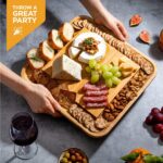 Charcuterie Board Gift Set - Bamboo Cheese Board and Charcuterie Boards Set - Housewarming Gifts New Home, Wedding Gifts for Couples 2025, Bridal Shower Gift, Birthday Gifts for Women - Image 6