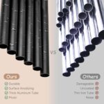 28" Wind Chimes for Outside. Deep Tone Lovely Wind Chimes with 6 Aluminum Tubes Courtyard Decoration. Windchimes Outdoor Create an Enjoyable Atmosphere & Give Mom a Gift - Image 4