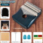 Kalimba Thumb Piano 17 Keys Finger piano (Blue) - Image 2