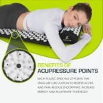 ProsourceFit Acupressure Mat and Pillow Set for Back/Neck Pain Relief and Muscle Relaxation, Blue - Image 3