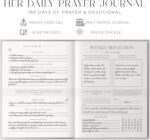 Daily Prayer Journal for Women - 6 Months, Bible Journal with Weekly Scripture - Bible Verse Mapping - Devotional with Prayer Exercises - Spiritual Gift for Women - Image 7