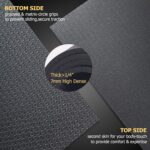 GXMMAT Extra Large Exercise Mat 16'x6'/12'x6'/10'x6'/8'x6'(7mm), Extra Wide Workout Mats for Home Gym Flooring, Non-Slip Thick Durable Cardio Mat for MMA,Plyo,Jump Rope,Weights,Fitness,Shoe-Friendly - Image 4