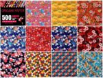 Japanese Washi Origami Paper 500 Sheets, 10 Vivid Colors, Colors Make Colorful and Easy Origami,6 Inch Square Sheet, for Kids & Adults, Papers, Arts and Crafts Projects (E-Book Included) - Image 2