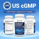 Dr. Berg Magnesium Glycinate with Vitamin D, B6 & Zinc for Stress Relief, Calm, Relaxation, & Good Sleep* - 120 mg Per Magnesium Bisglycinate Capsule - Chelated Magnesium Glycinate - 150 Caps - Image 5