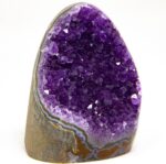 Extreme Rocks & Fossils Natural Amethyst Cluster with Polished Edges [1 to 1.5 lb.] - Real Raw Geode Healing Crystal Rock from Uruguay - Deep Purple Decor - Free Velvet Pouch of Rose Quartz - Image 5