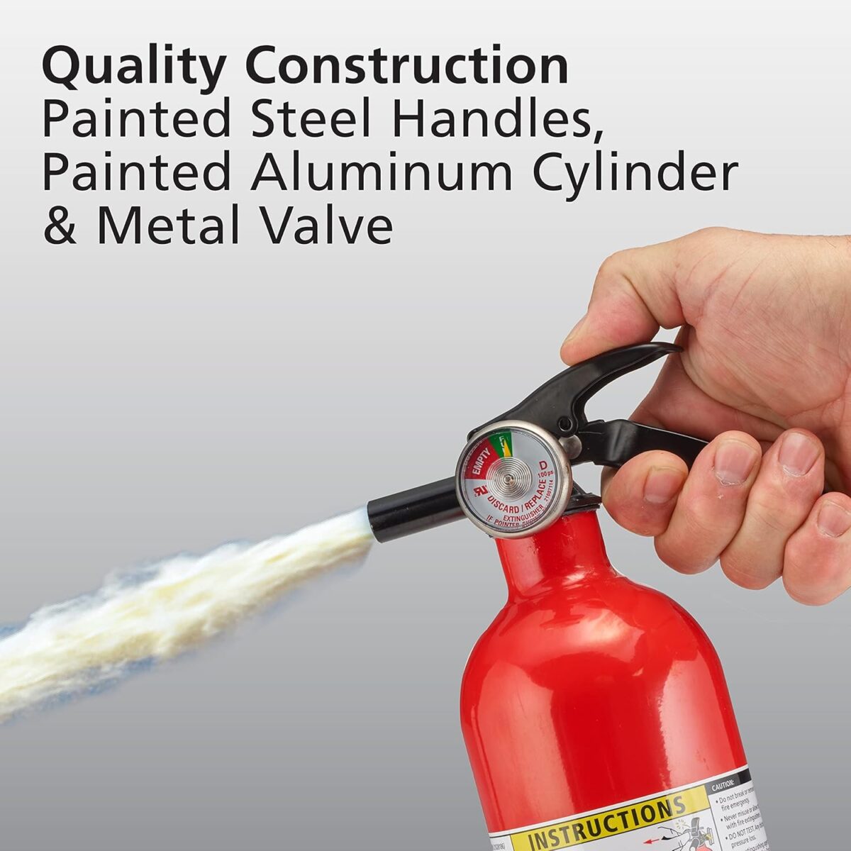 Kidde Fire Extinguisher for Home, 1-A:10-B:C, Dry Chemical Extinguisher, Red, Mounting Bracket Included, 2 Pack - Image 3