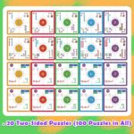 Math Games for Kids 5-7, Addition and Subtraction Educational Games, Math Puzzles Manipulatives for Preschoolers, Math Flash Cards, Kindergarten Learning Activities, Classroom Must Haves - Image 5