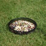 FLINTER 2 Pack Hanging Bird Feeder for Garden Yard Outside - Metal Mesh Platform Tray for Attracting Birds Outdoors - Image 3