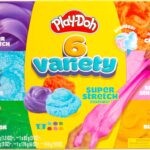 Play-Doh 6 Variety Compounds–Super Stretch, Play Foam, Butter, Cloud Dough for Kids, Sensory Dough, Kit, Gifts for Kids, Popular Kids Toys, Party Favors for Kids 8-12, Compound Packs