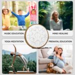 Steel Tongue Drum - 14 Inch Tongue Drum Instrument - 15 Notes Hand Pan Drums with Music Book, Handpan Drums Instrument Mallets and Carry Bag, D Major White - Image 7
