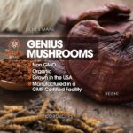 Genius Mushroom Supplement - Full-Spectrum Lion’s Mane, Cordyceps, Reishi -Daily Brain Nootropic for Energy, Focus, Memory & Overall Wellness - 90 Capsules – Organic for Mental Clarity & Performance - Image 7