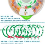 Live Fine 28-Day Automatic Pill Dispenser with Upgraded LCD Display, Key Lock, Sound & Light for Prescriptions, Medication, Vitamins, Supplements & More - Image 5