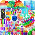 Fidget Toys, 120 Pack Fidgets Set Stocking Stuffers for Kids Party Favors Autism Sensory Toy Bulk Adults Kids Boys Girls Teens Stress Autistic ADHD Anxiety Carnival Treasure Classroom Prizes - Image 4