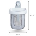 Munchkin® Super Scoop™ Hanging Bath Toy Storage with Quick Drying Mesh, Grey - Image 4