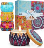 Yinuo Candle Scented Candles Gifts for Women, Aromatherapy Candles for Home Scented, Women Gifts, Soy Candle Gift Set for Wife Friends Bath Yoga Mother's Day Birthday Christmas Thanksgiving