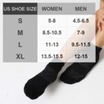 CelerSport 6 Pack Men's Ankle Socks with Cushion, Sport Athletic Running Socks - Image 2