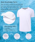 Holure Men's Mesh Quick-Dry Short Sleeve Workout T-Shirt - Image 8