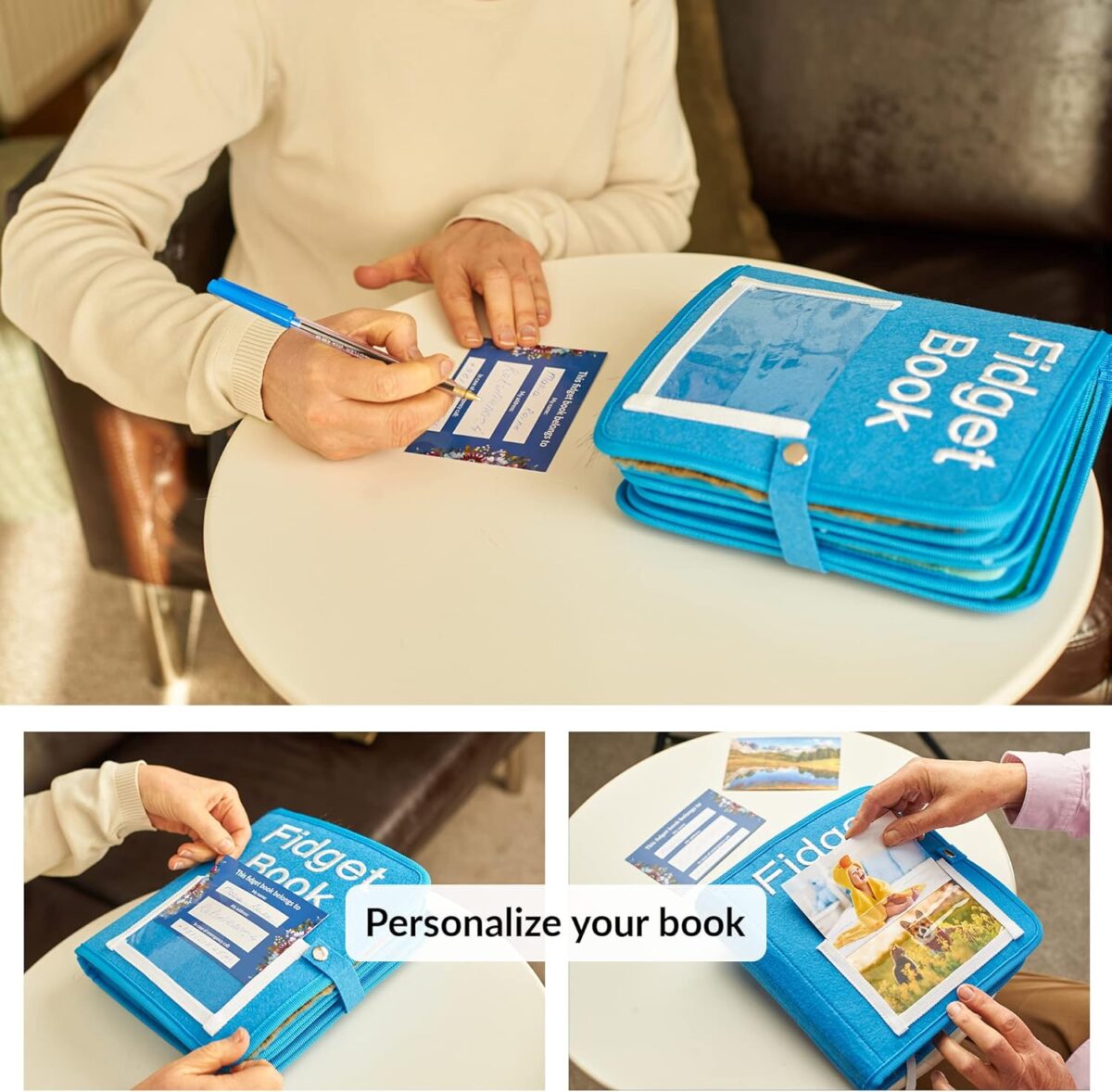 Fidget Book for Elderly | Fidget Blanket for Dementia | Dementia Products for Elderly | Gift and Activities for Seniors with Alzheimer’s or Dementia | Sensory Fidget Toys - Image 7