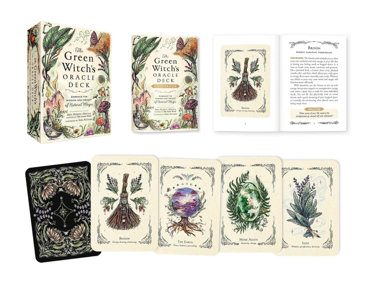 The Green Witch's Oracle Deck: Embrace the Wisdom and Insight of Natural Magic (Green Witch Witchcraft Series) - Image 2