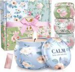 Scented Candles Set, 17.6 oz 4 Pack Home Scented Candles, 100-120 Hours Candle Present for Men and Women, Scented Candles for Birthday, Mother’s Day Presents