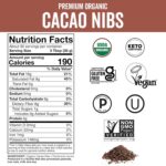 Viva Naturals Organic Cacao Nibs, 2 Lb - Certified Keto and Vegan Superfood, Perfect for Gluten Free Baking and Smoothie Topper, Premium Criollo Beans, Non-GMO - Image 6